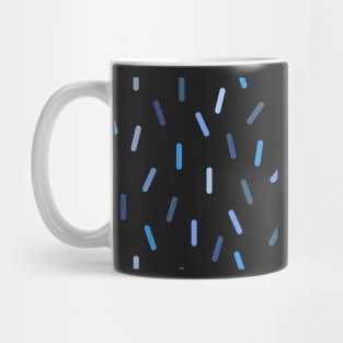 Sprinkle Confetti Blue Chunkies Mug